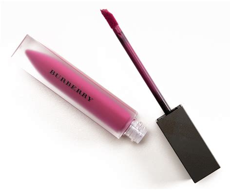 burberry liquid lip velvet bright plum swatch|burberry lip velvet review.